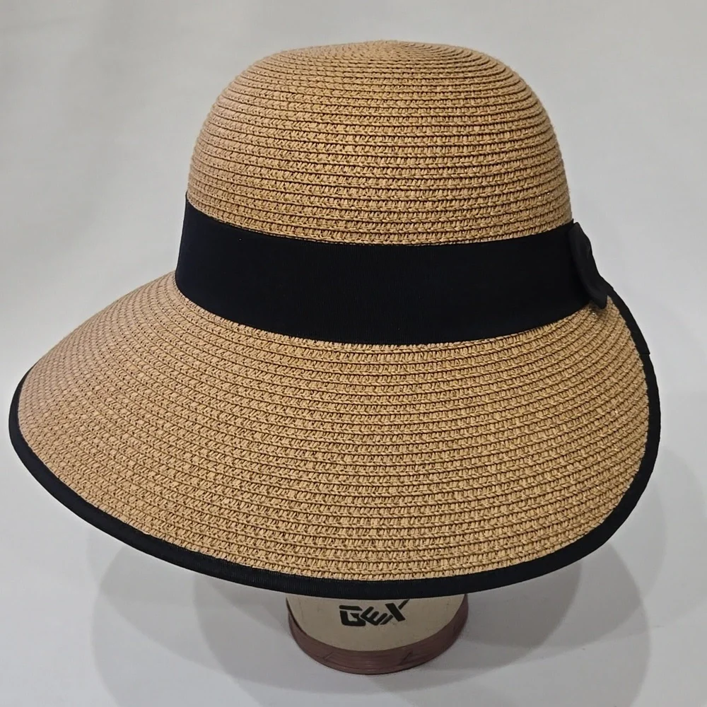Magid Hats Straw Sun Hat Coastal Bonnet‎ Wide Brim Beach Travel - Picture 3 of 16